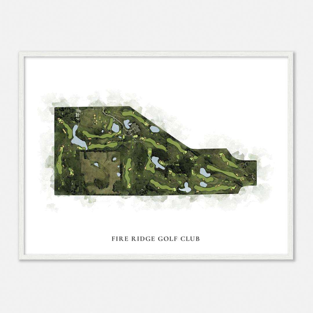 Print of Fire Ridge Golf Club Classic Map