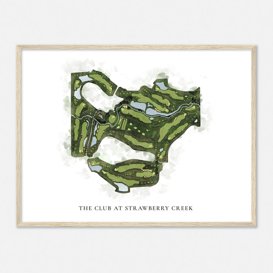 Print of The Club At Strawberry Creek Classic Map