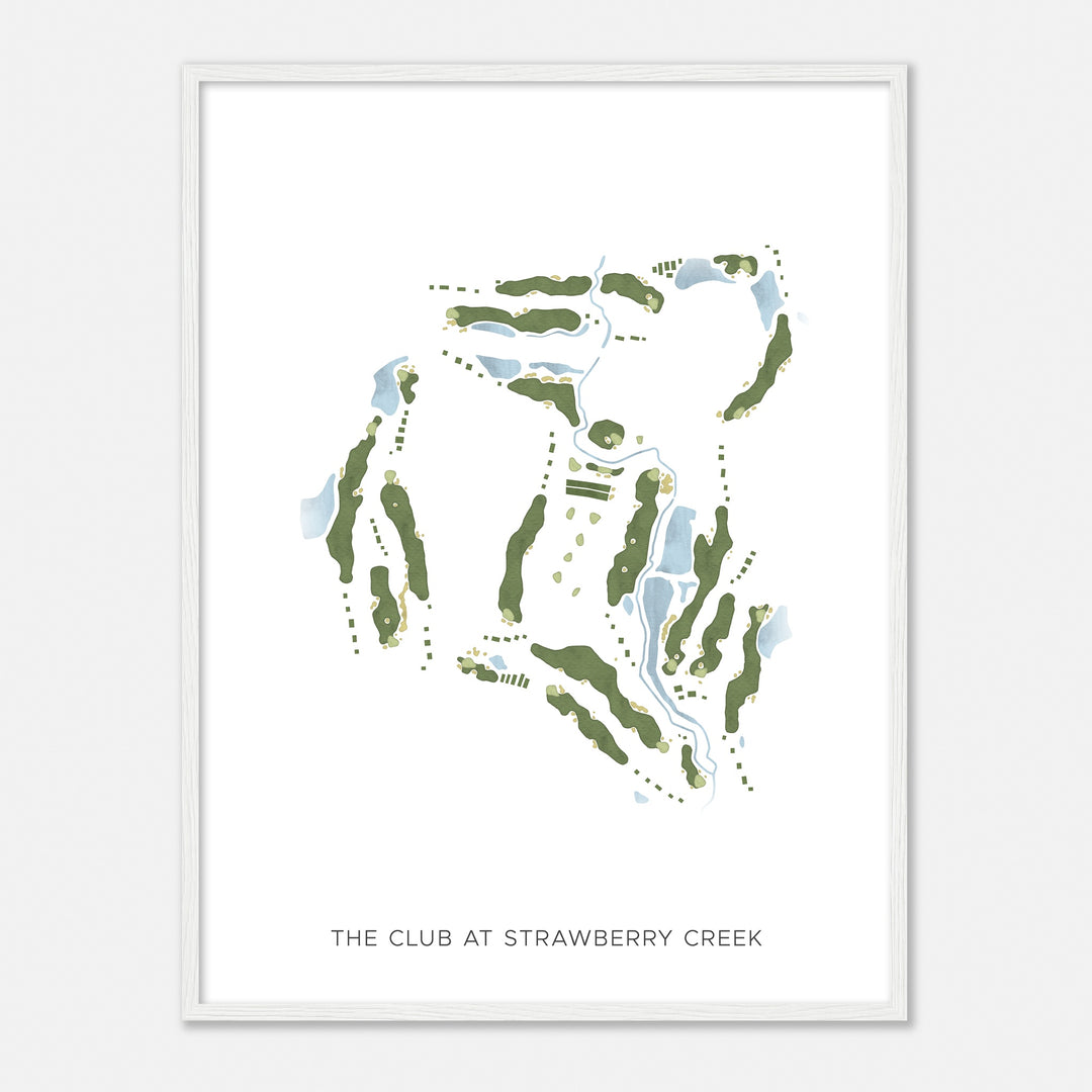 Print of The Club At Strawberry Creek Modern Map