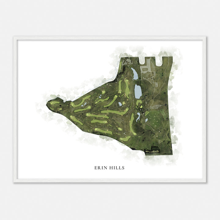Print of Erin Hills Classic Map
