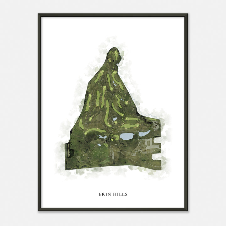 Print of Erin Hills Classic Map
