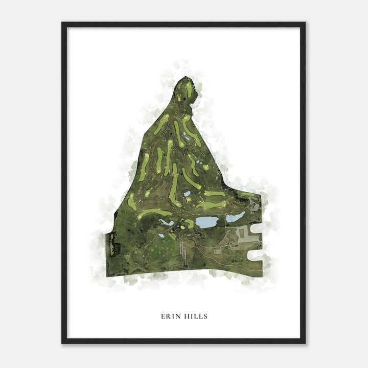 Print of Erin Hills Classic Map