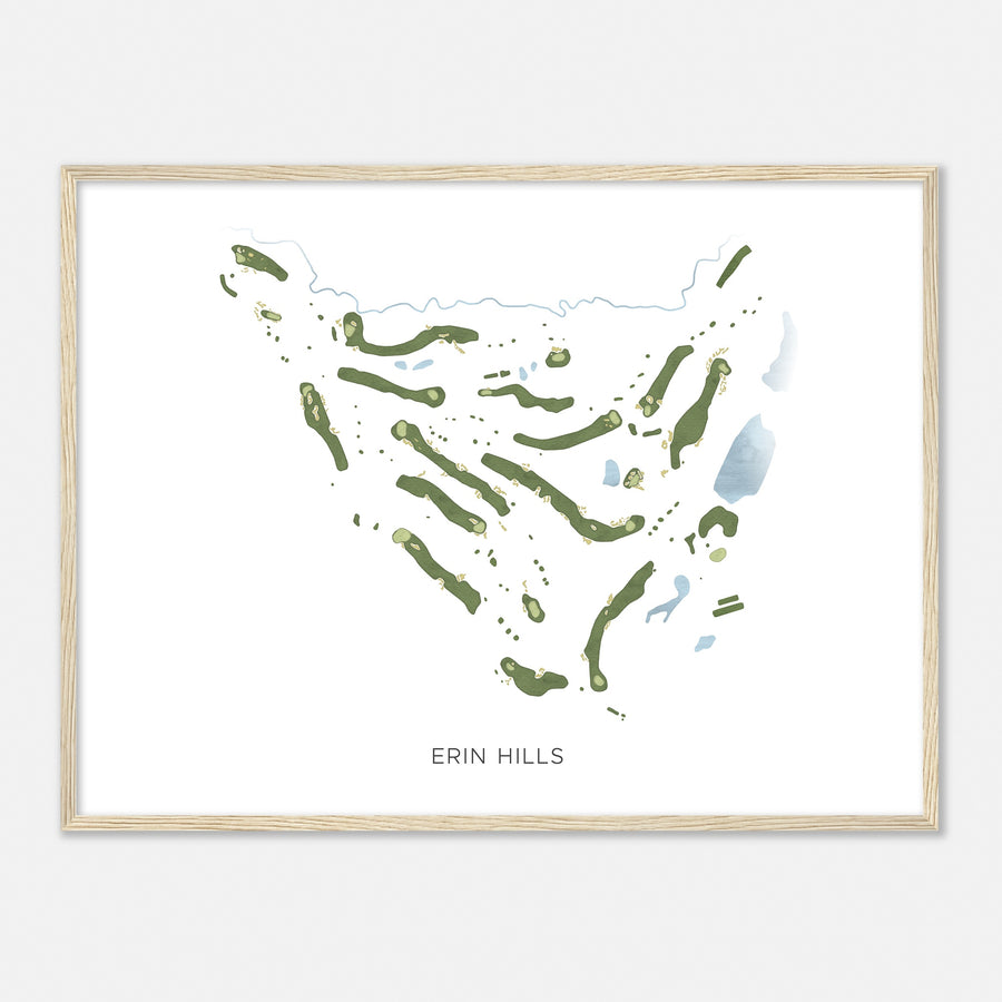 Print of Erin Hills Modern Map