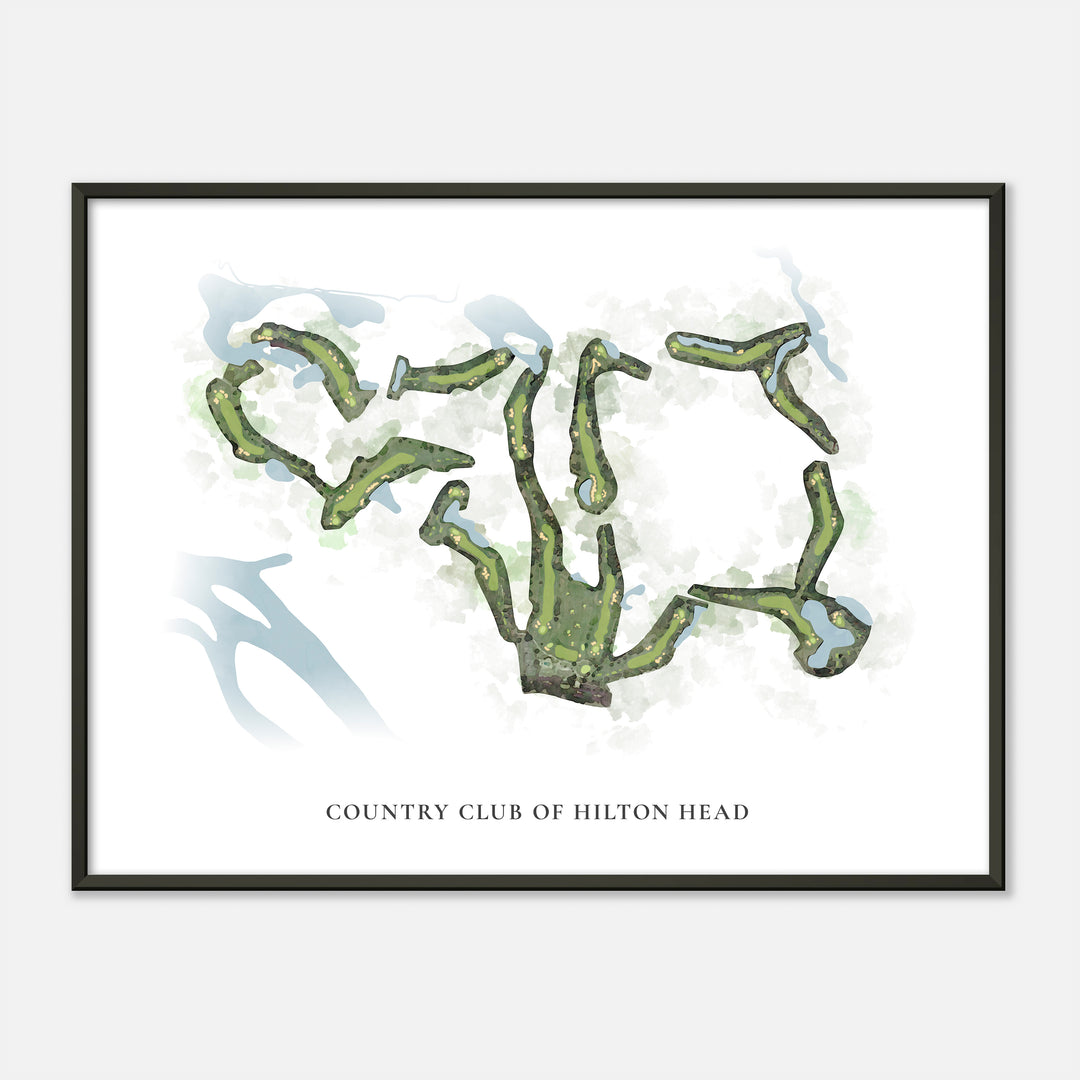 Print of Country Club Of Hilton Head Classic Map