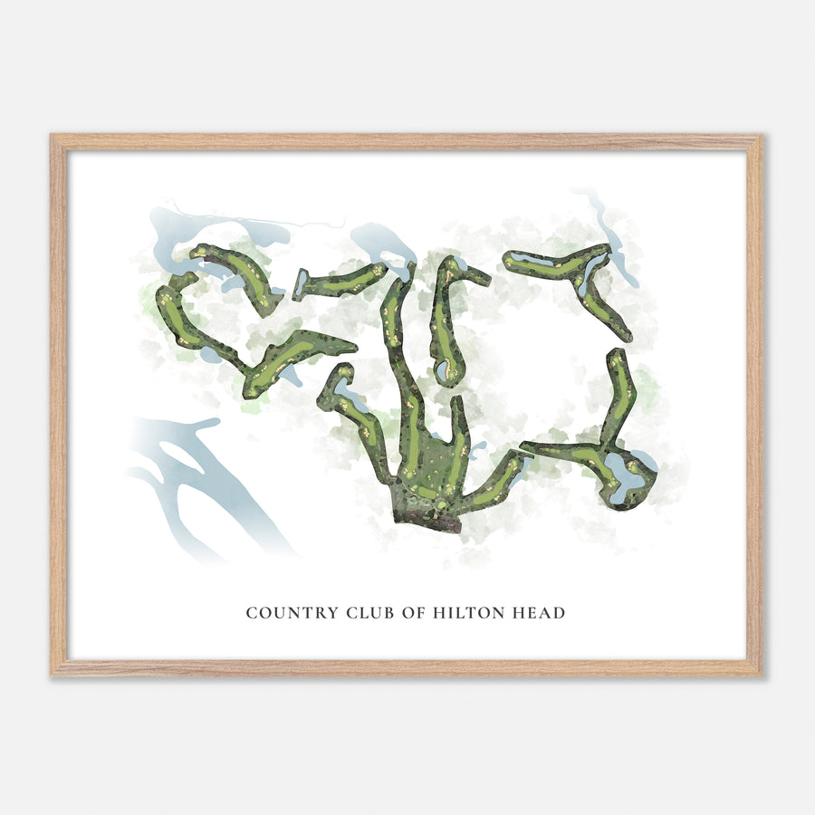 Print of Country Club Of Hilton Head Classic Map