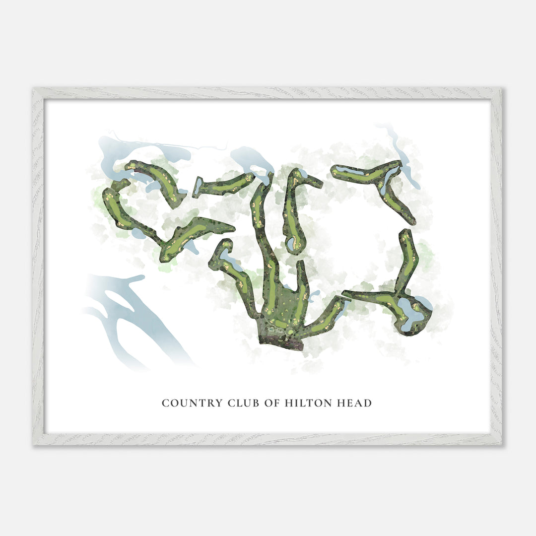 Print of Country Club Of Hilton Head Classic Map