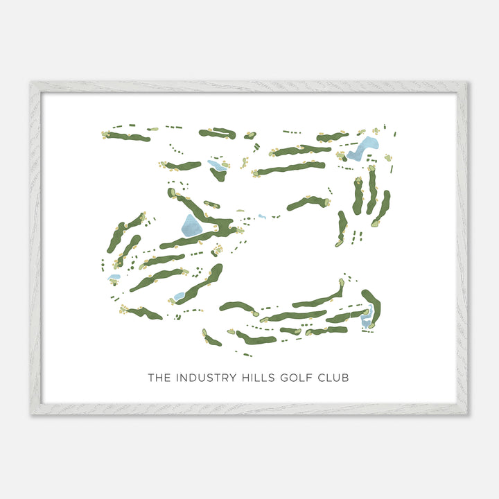 Print of The Industry Hills Golf Club Modern Map