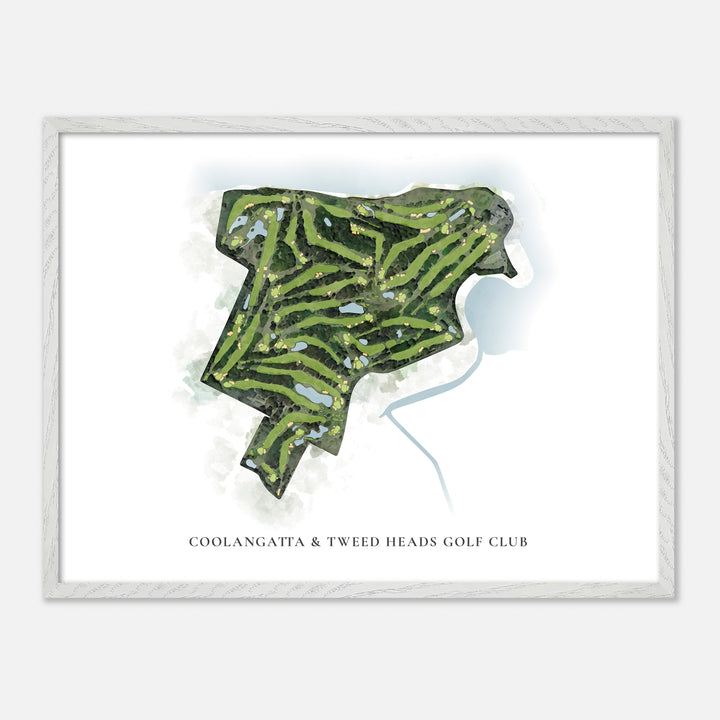 Print of Coolangatta & Tweed Heads Golf Club Classic Map