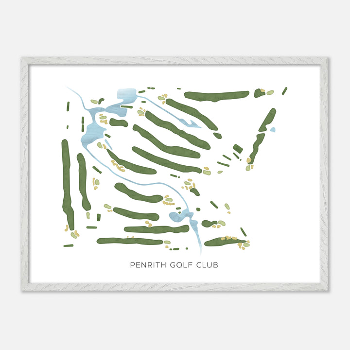 Print of Penrith Golf Club Modern Map