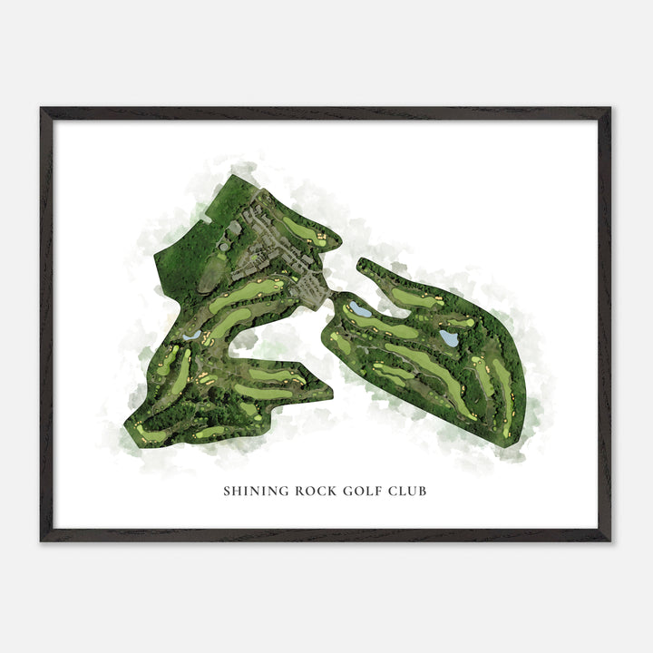 Print of Shining Rock Golf Club Classic Map