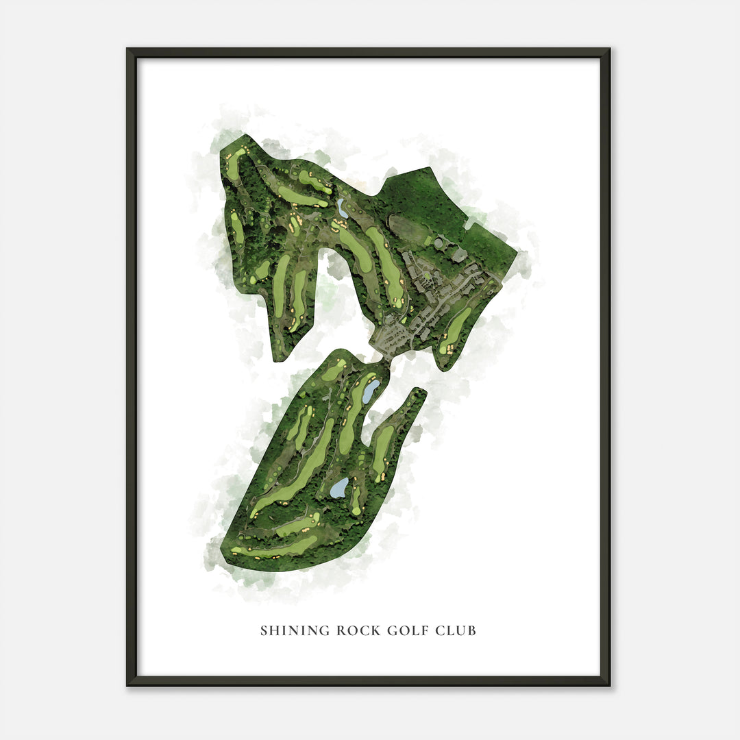 Print of Shining Rock Golf Club Classic Map