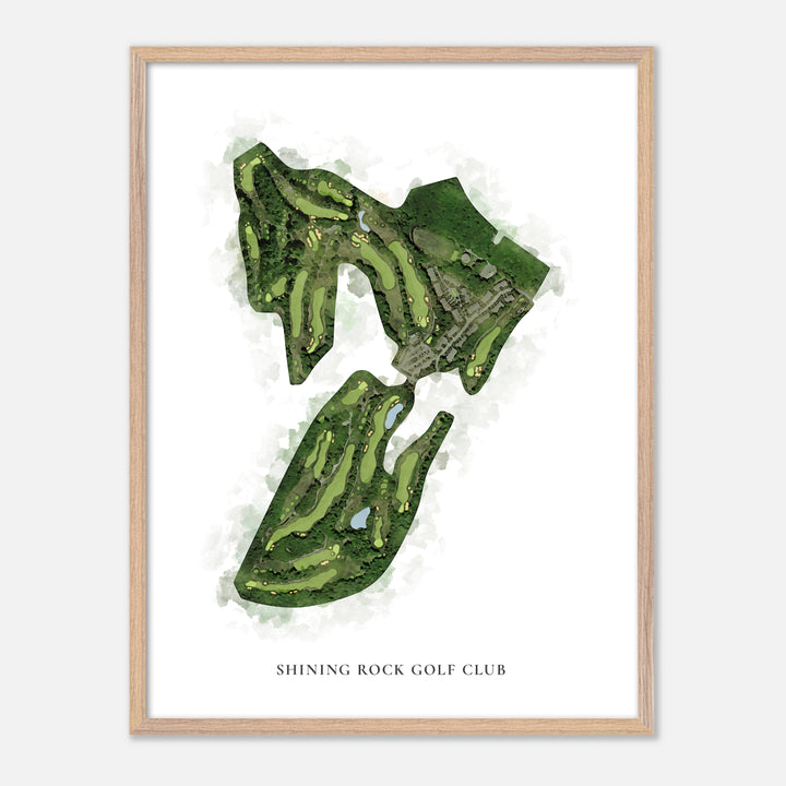 Print of Shining Rock Golf Club Classic Map