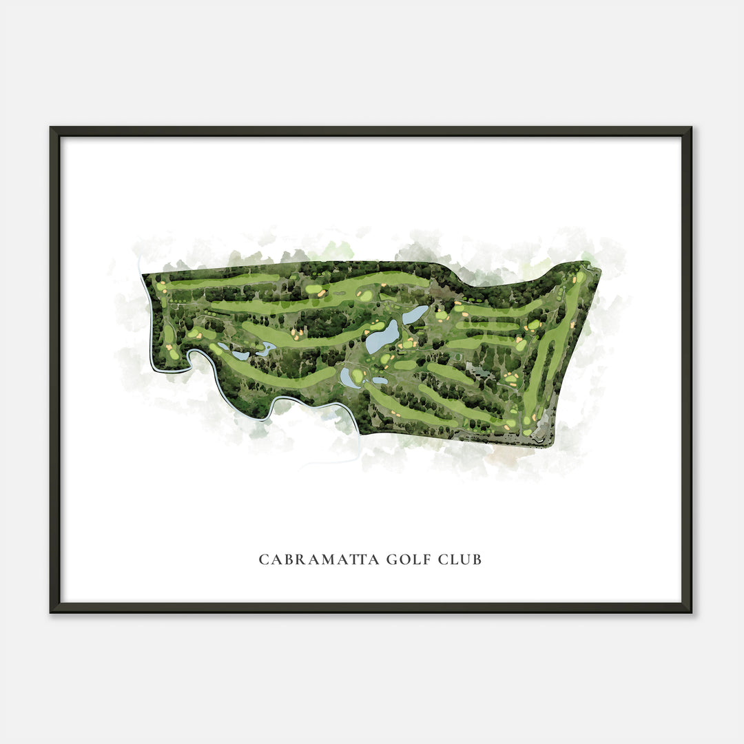 Print of Cabramatta Golf Club Classic Map