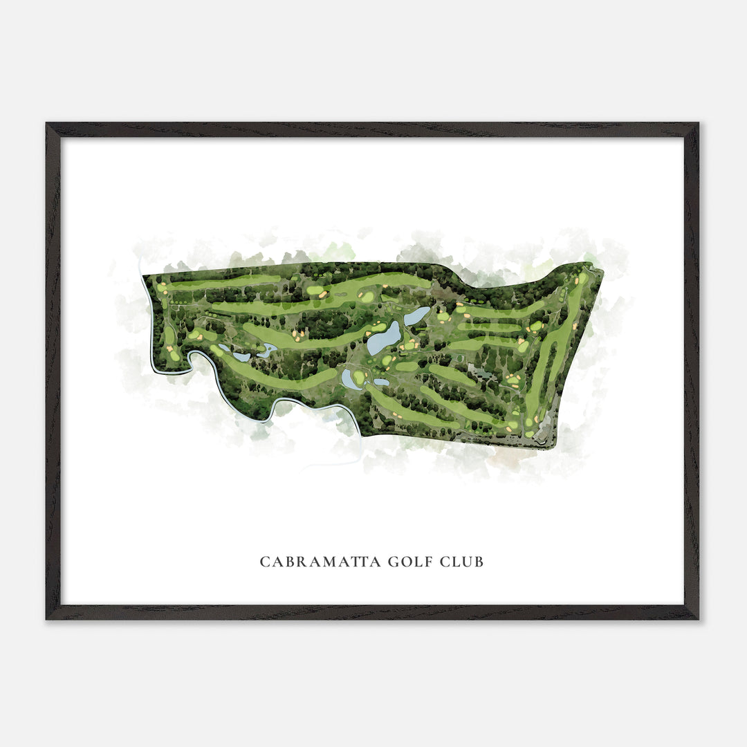 Print of Cabramatta Golf Club Classic Map