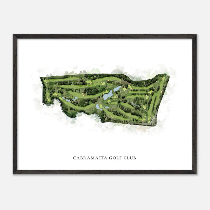 Print of Cabramatta Golf Club Classic Map