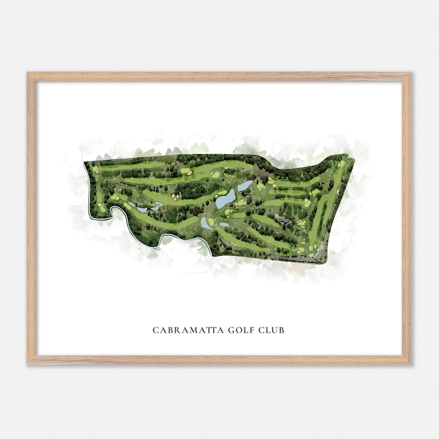 Print of Cabramatta Golf Club Classic Map
