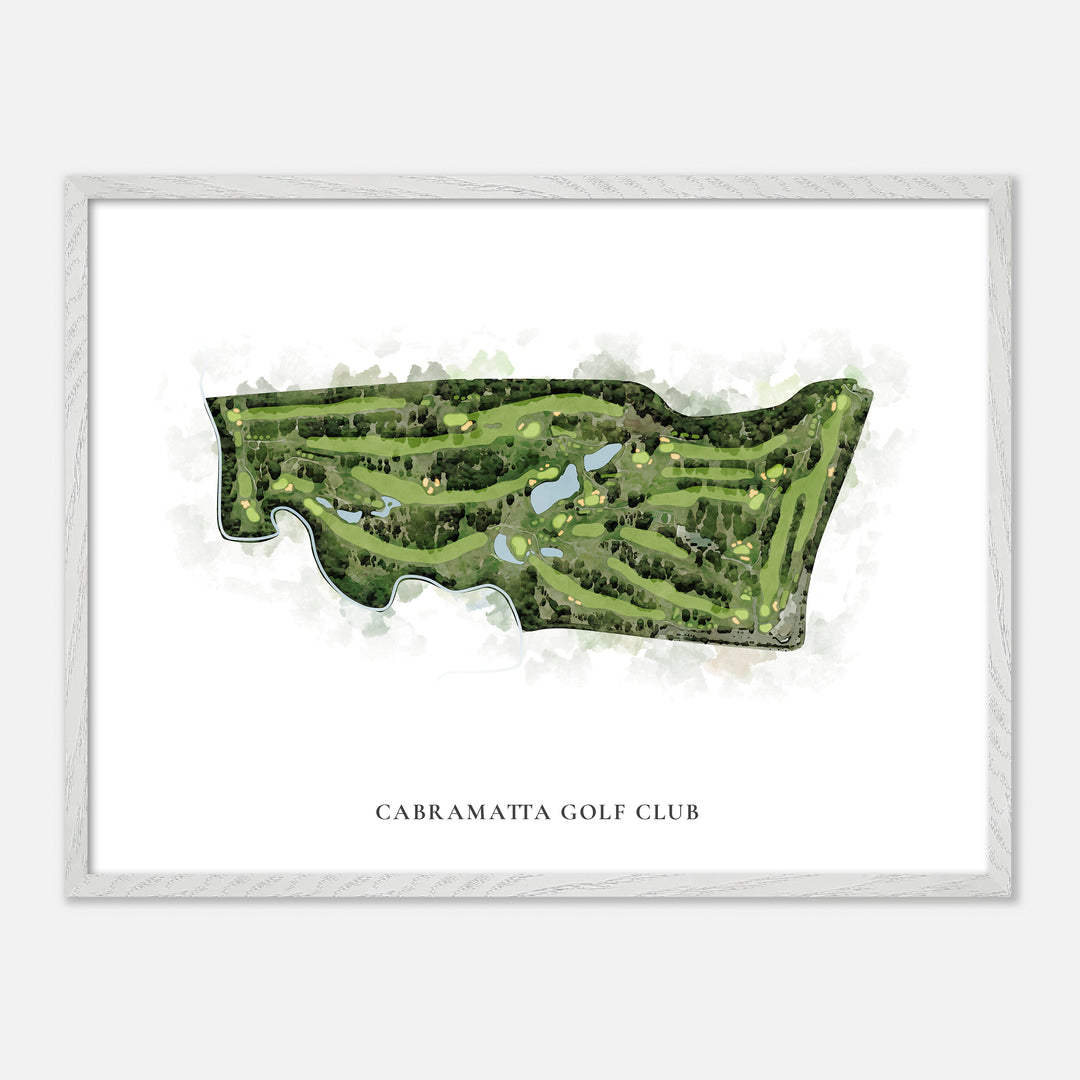 Print of Cabramatta Golf Club Classic Map