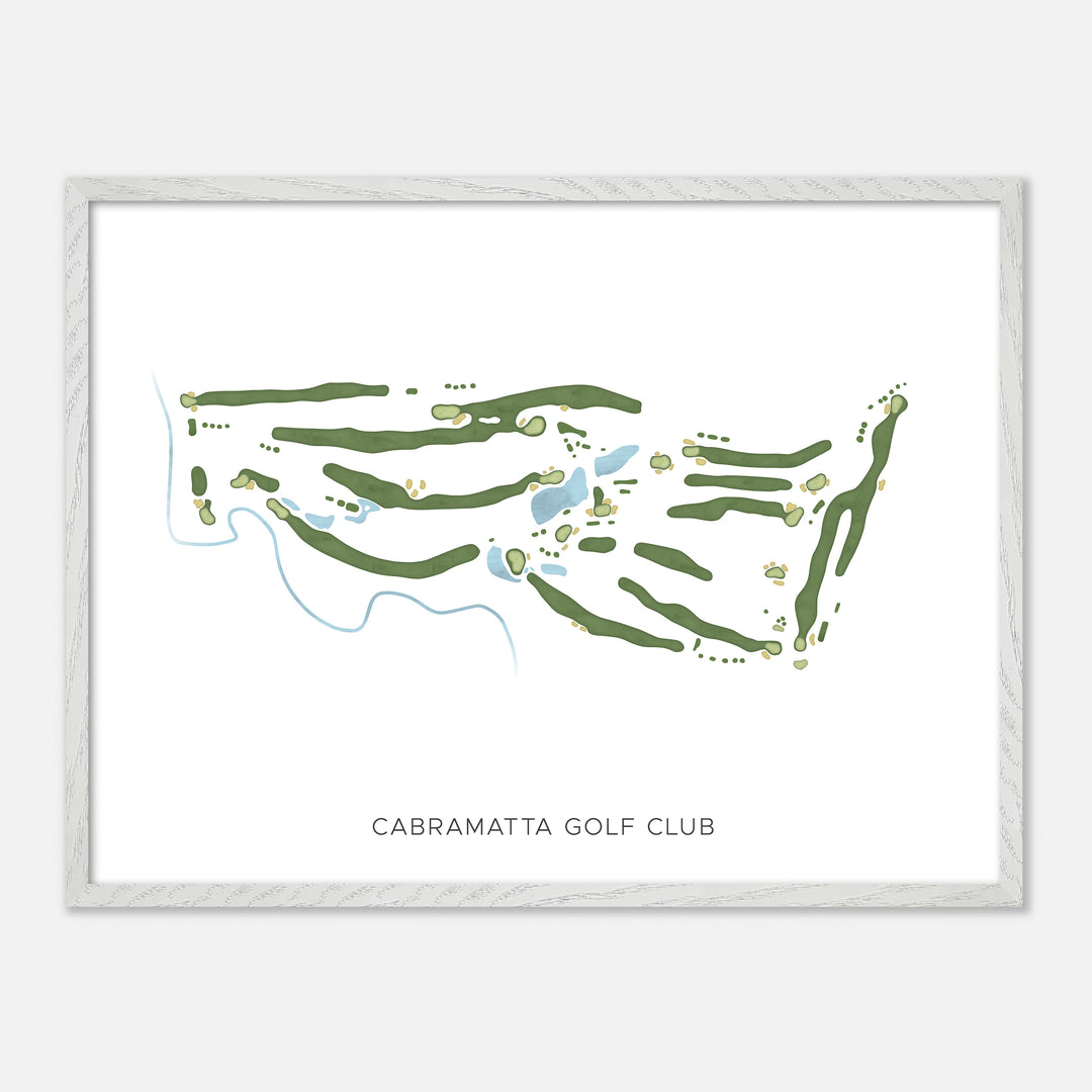 Print of Cabramatta Golf Club Modern Map