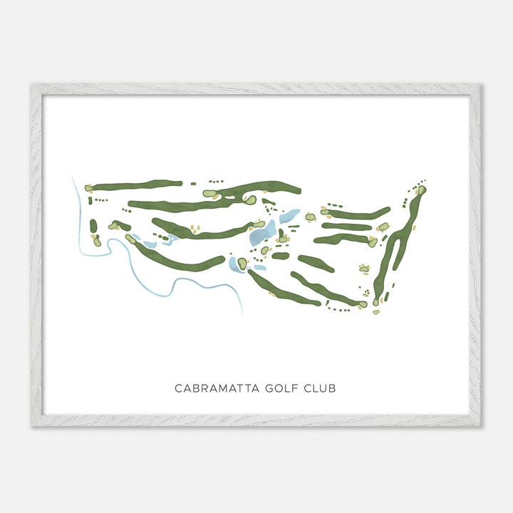 Print of Cabramatta Golf Club Modern Map