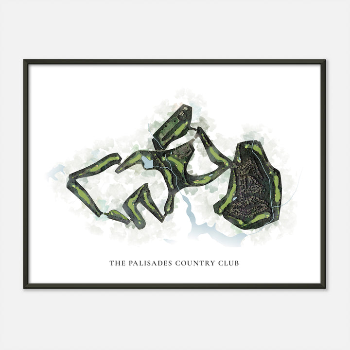 Print of The Palisades Country Club Classic Map