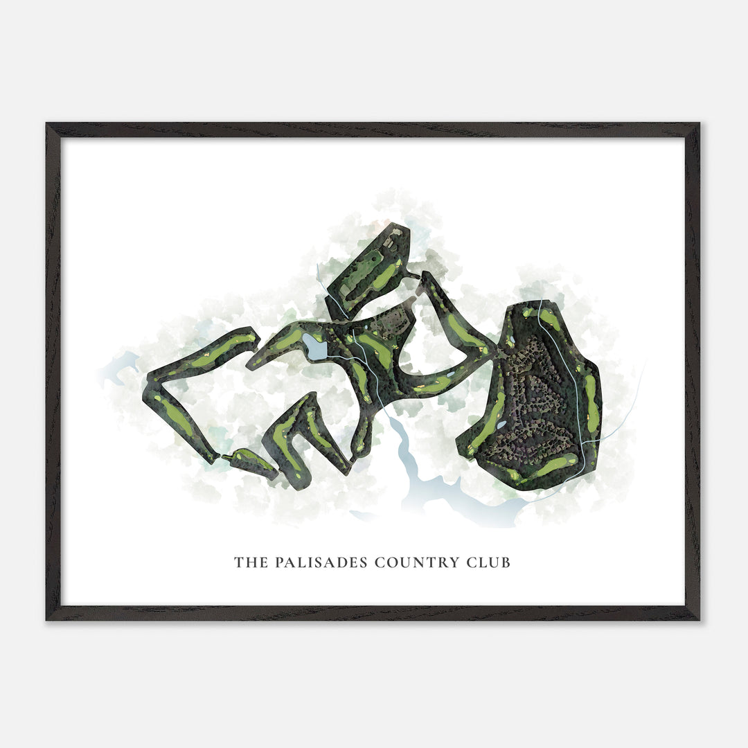 Print of The Palisades Country Club Classic Map