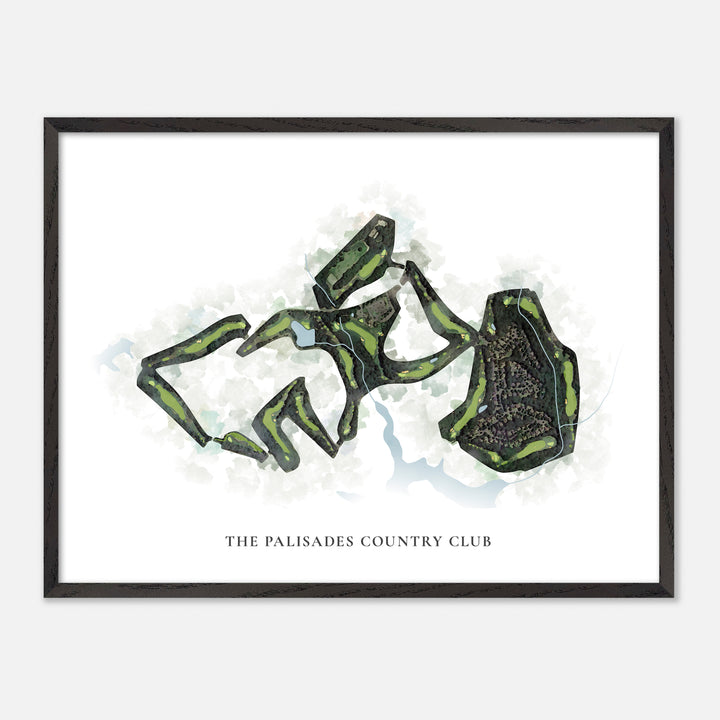 Print of The Palisades Country Club Classic Map