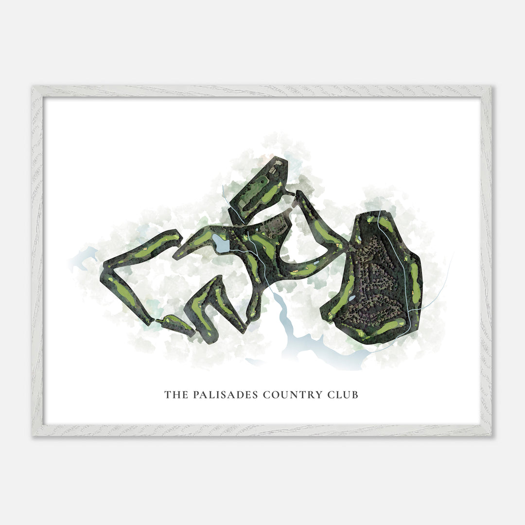 Print of The Palisades Country Club Classic Map