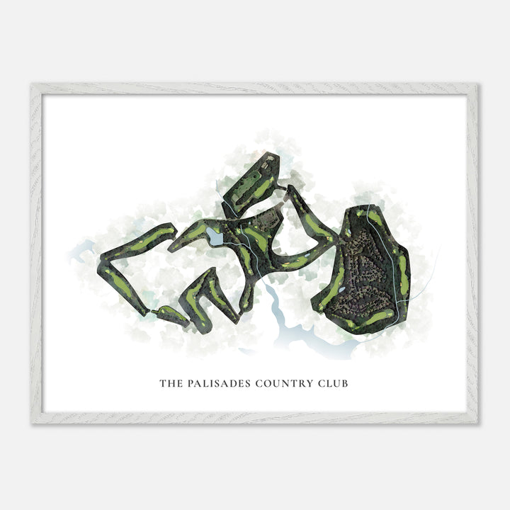 Print of The Palisades Country Club Classic Map