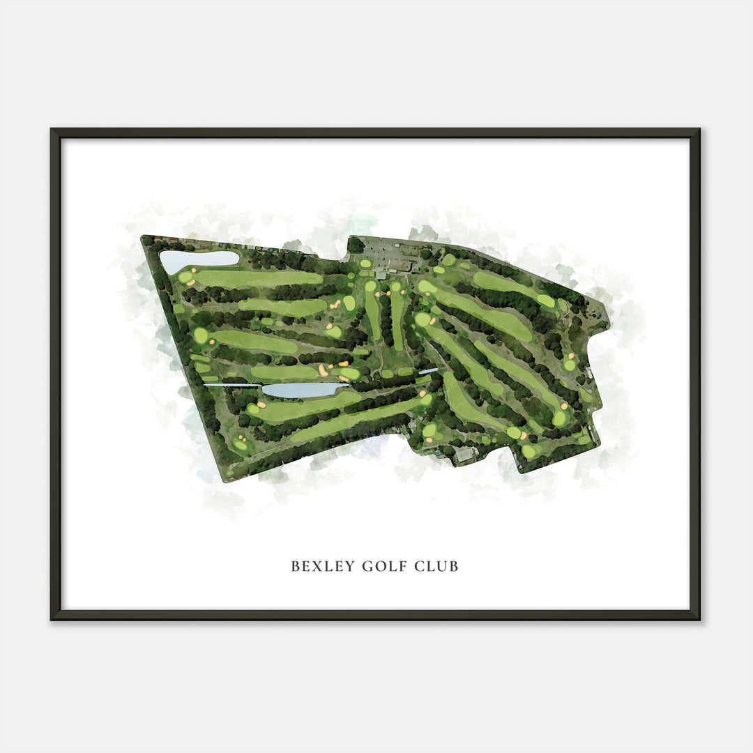 Print of Bexley Golf Club Classic Map