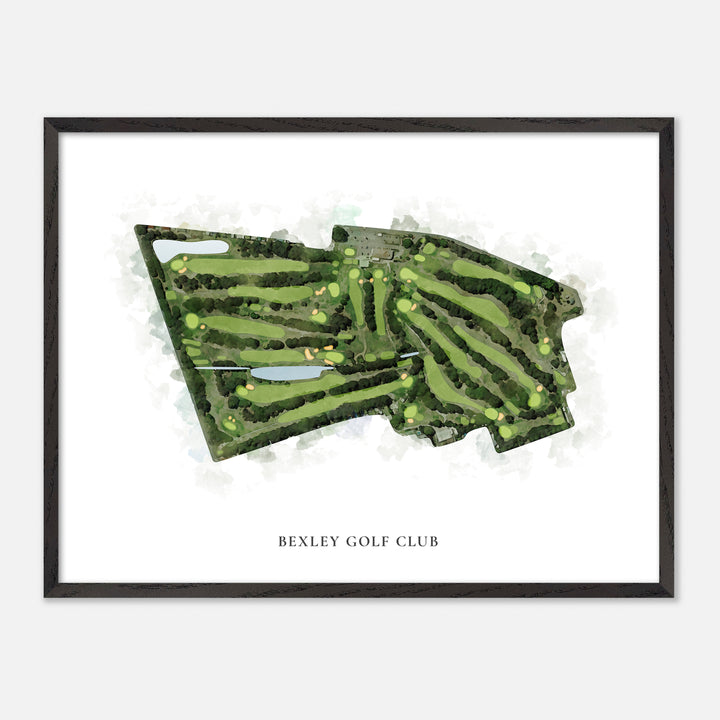 Print of Bexley Golf Club Classic Map