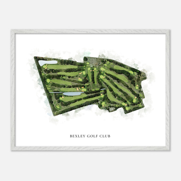 Print of Bexley Golf Club Classic Map