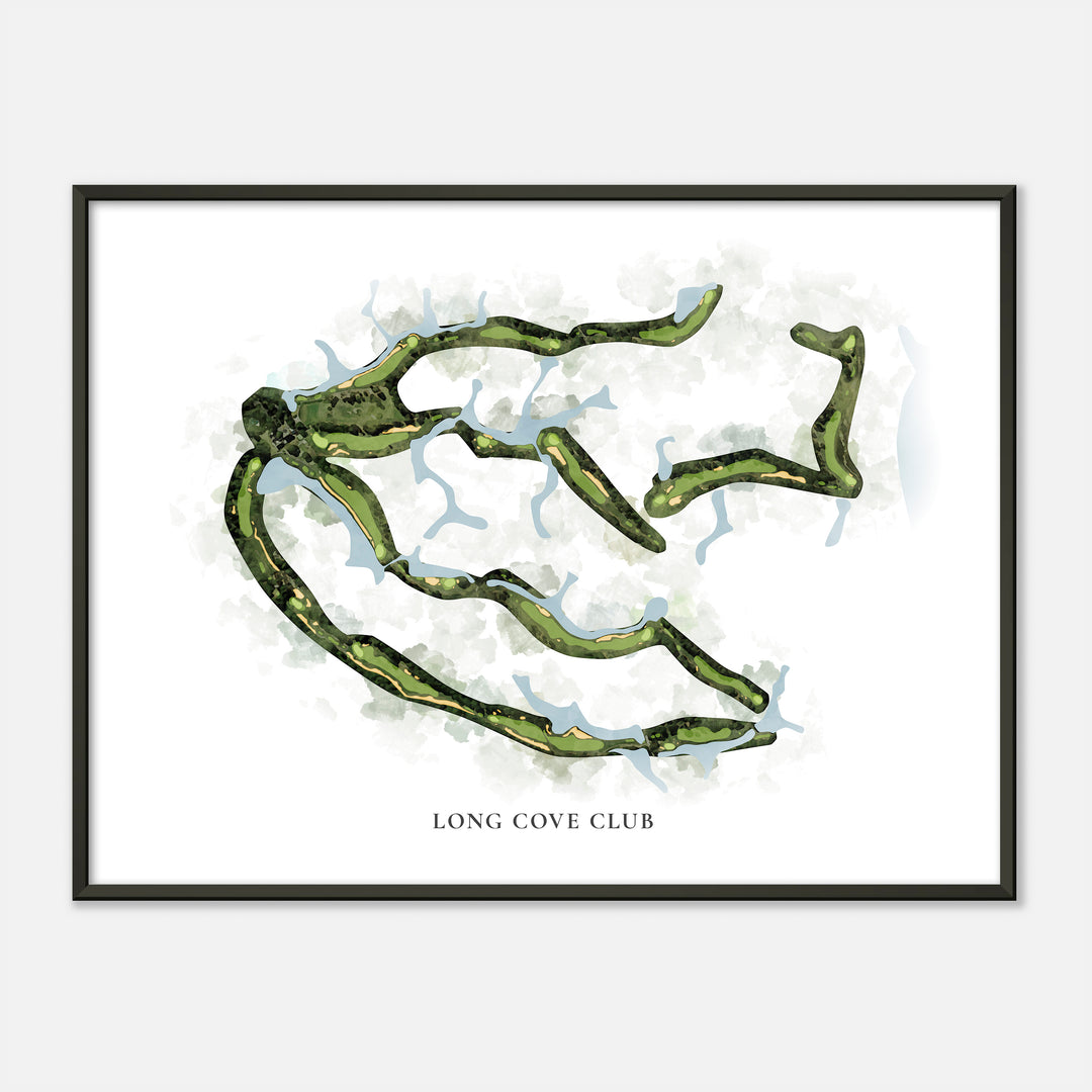 Print of Long Cove Club Classic Map