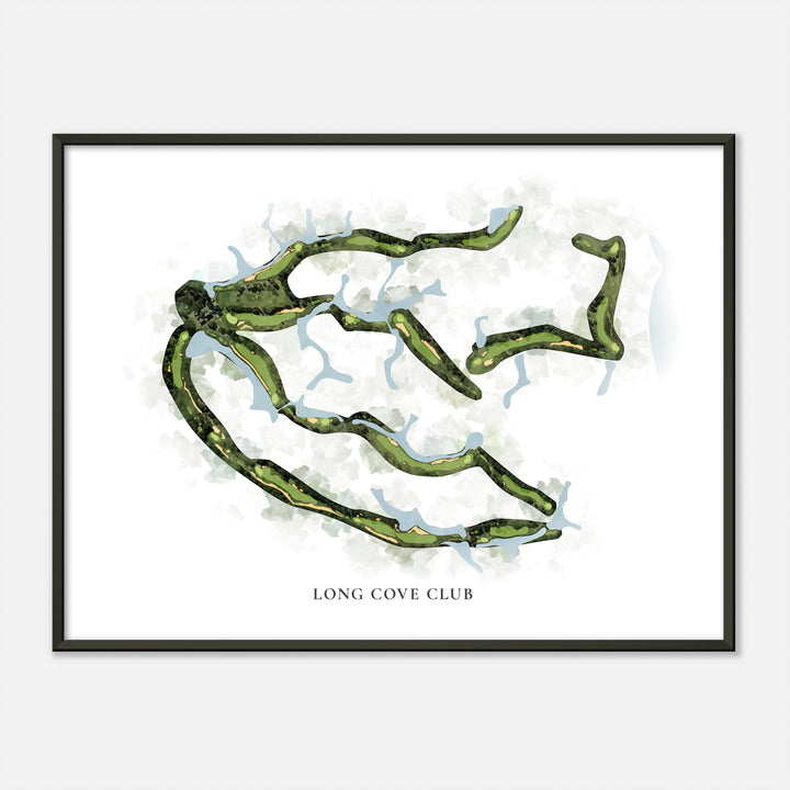 Print of Long Cove Club Classic Map