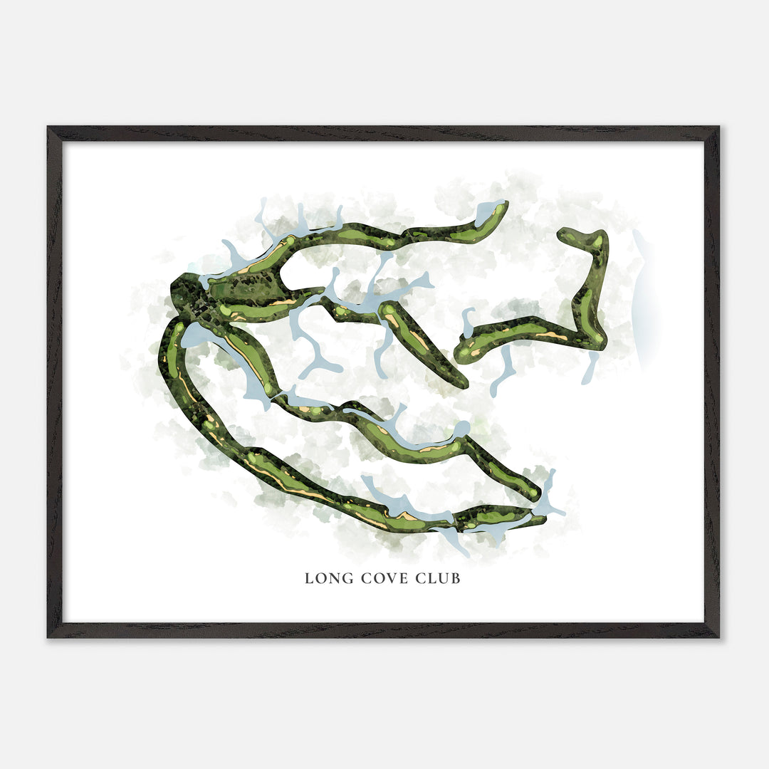 Print of Long Cove Club Classic Map