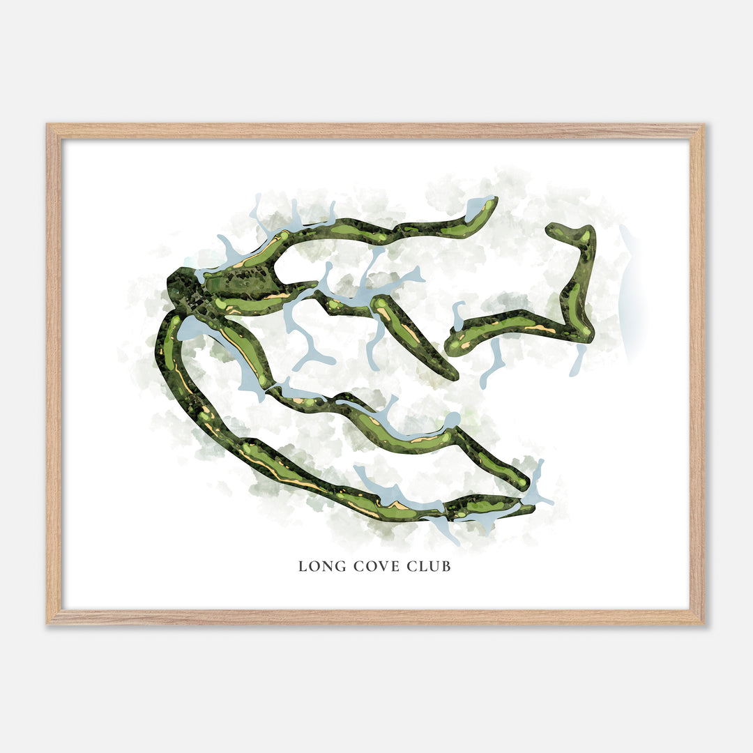 Print of Long Cove Club Classic Map
