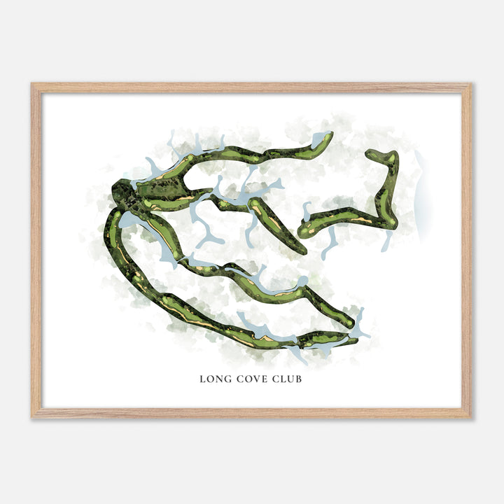 Print of Long Cove Club Classic Map