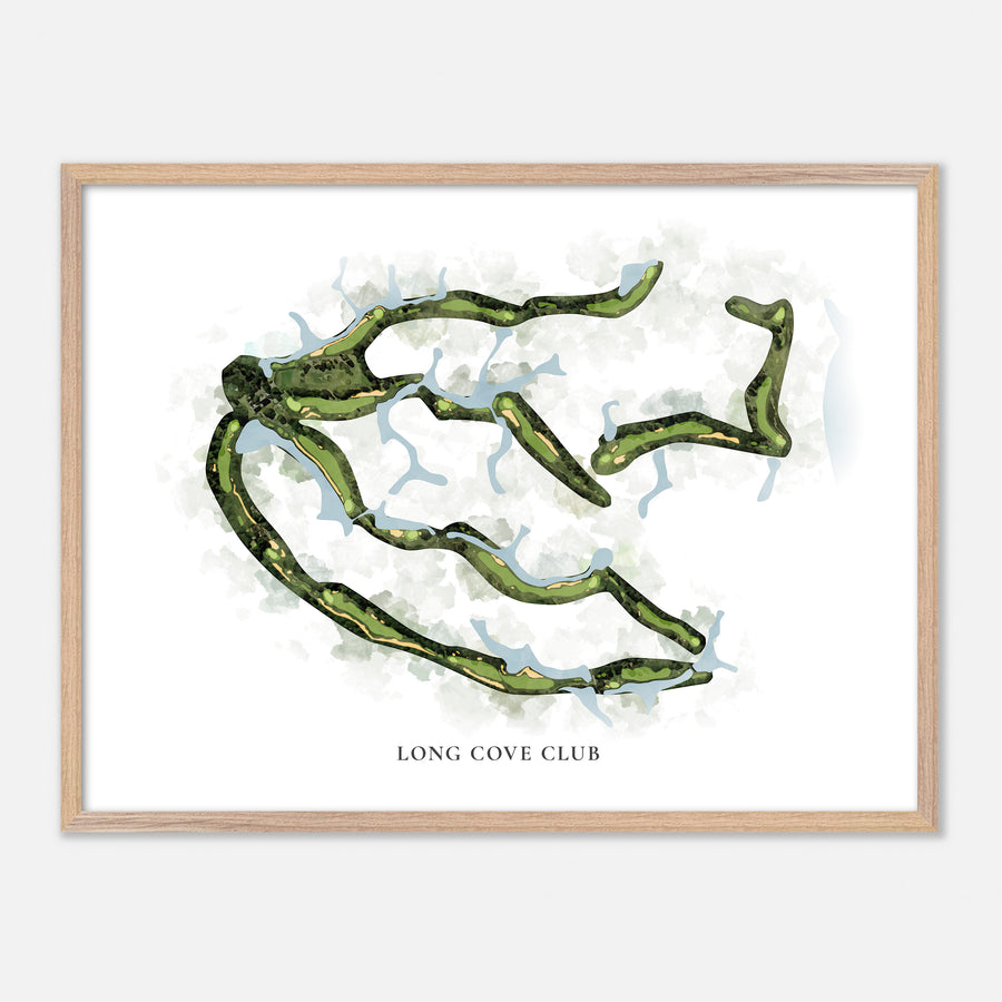 Print of Long Cove Club Classic Map