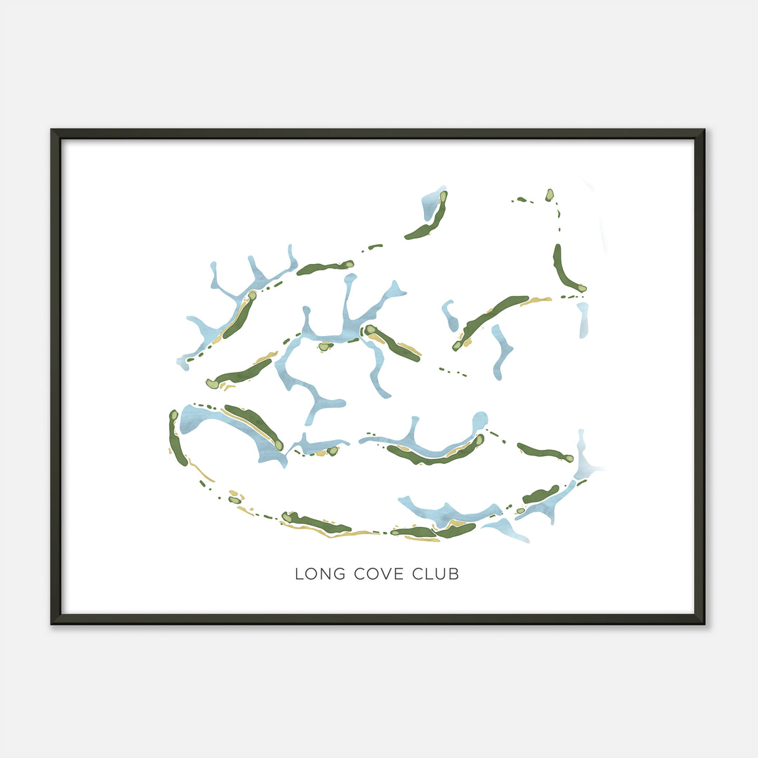 Print of Long Cove Club Modern Map