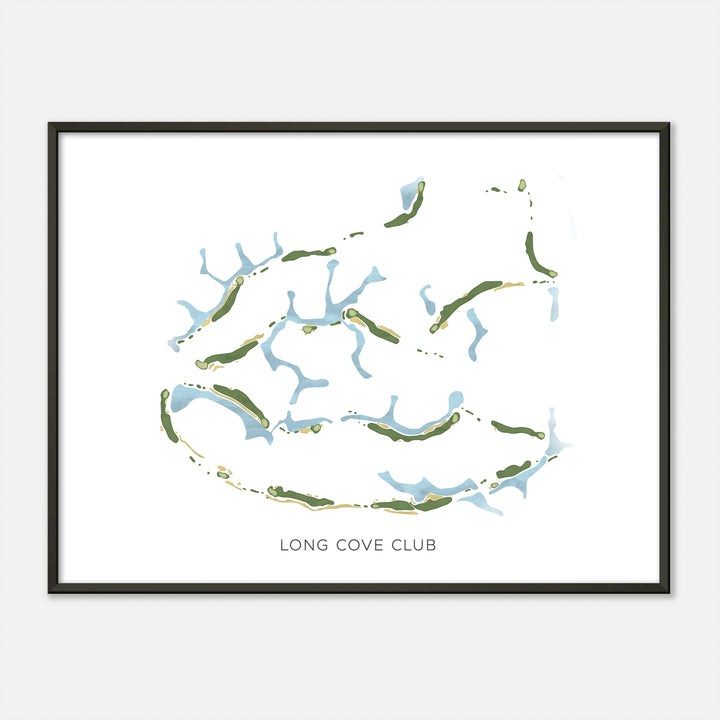 Print of Long Cove Club Modern Map