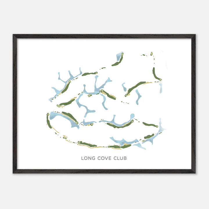Print of Long Cove Club Modern Map