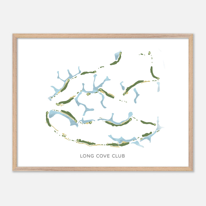 Print of Long Cove Club Modern Map