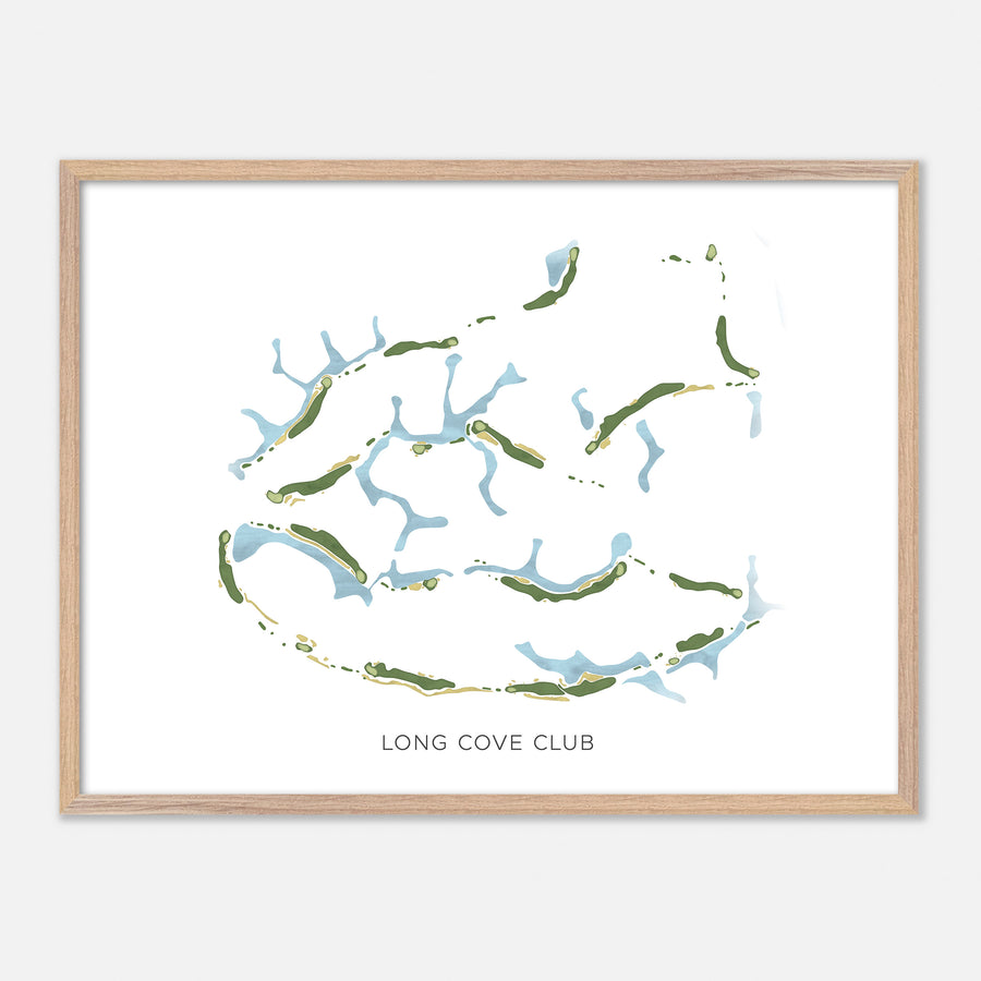 Print of Long Cove Club Modern Map