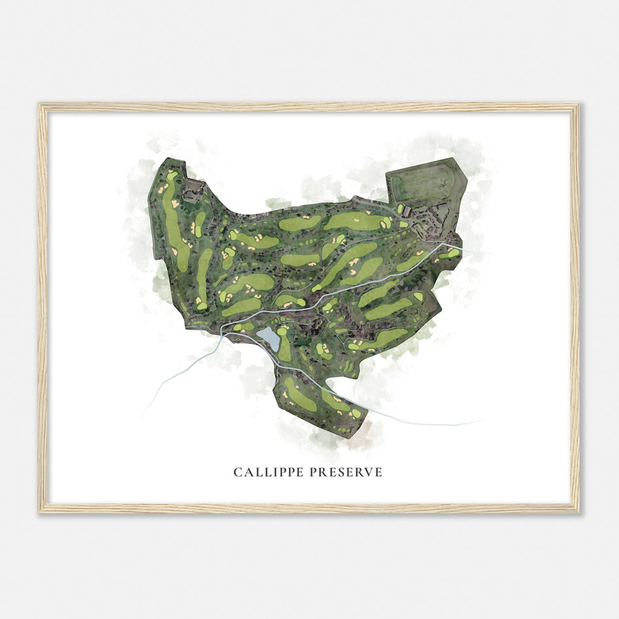 Print of Callippe Preserve Classic Map