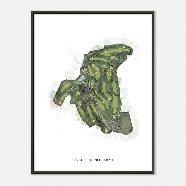 Print of Callippe Preserve Classic Map