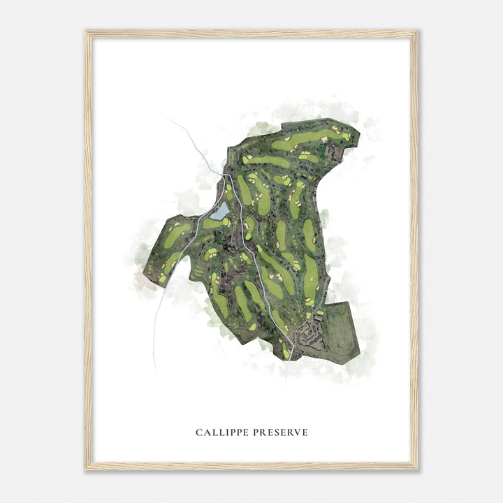 Print of Callippe Preserve Classic Map