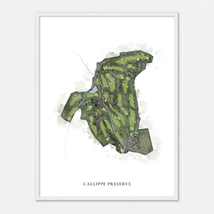 Print of Callippe Preserve Classic Map