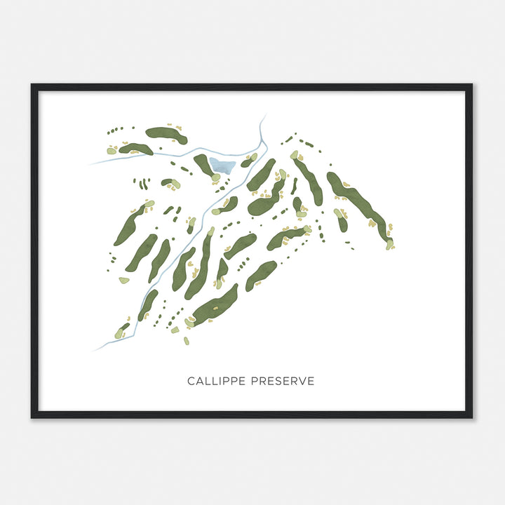 Print of Callippe Preserve Modern Map