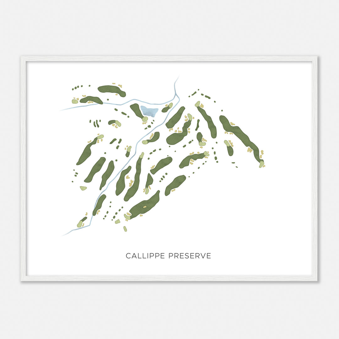 Print of Callippe Preserve Modern Map