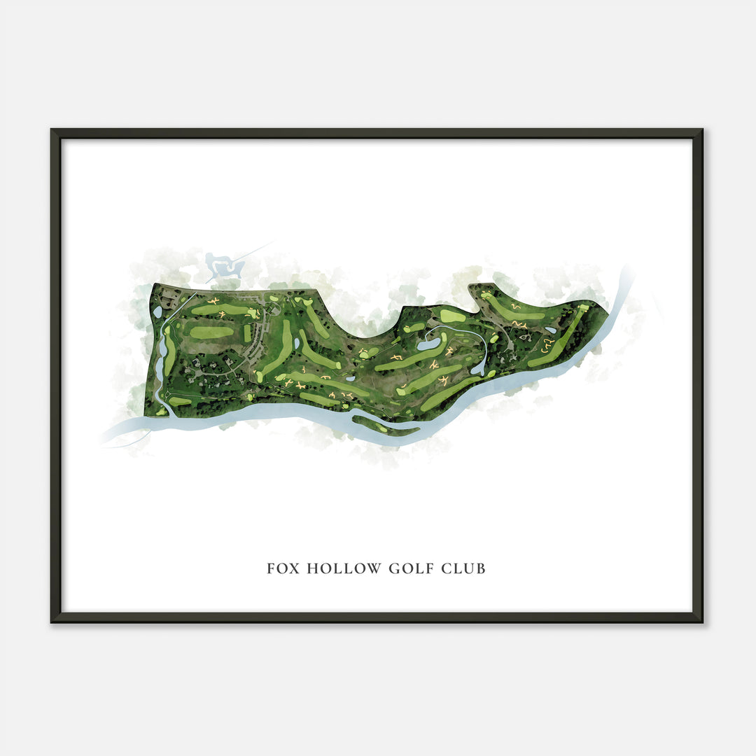 Print of Fox Hollow Golf Club Classic Map