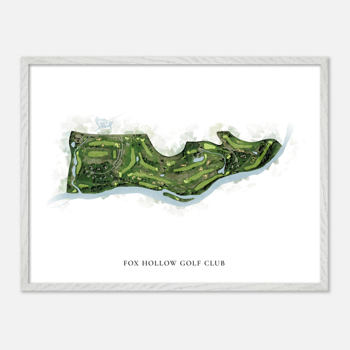 Print of Fox Hollow Golf Club Classic Map
